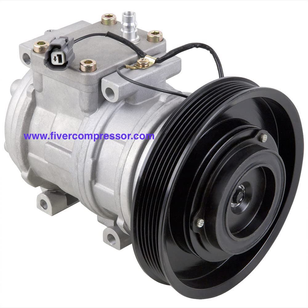 For Honda Accord 2.2L  1998-2002 Acura CL 2.2L 1998-1999 Auto AC Compressor Type 10PA17C with 6 Groove Pulley 38800P6WXA01 38800PAAA012 38810P3G003