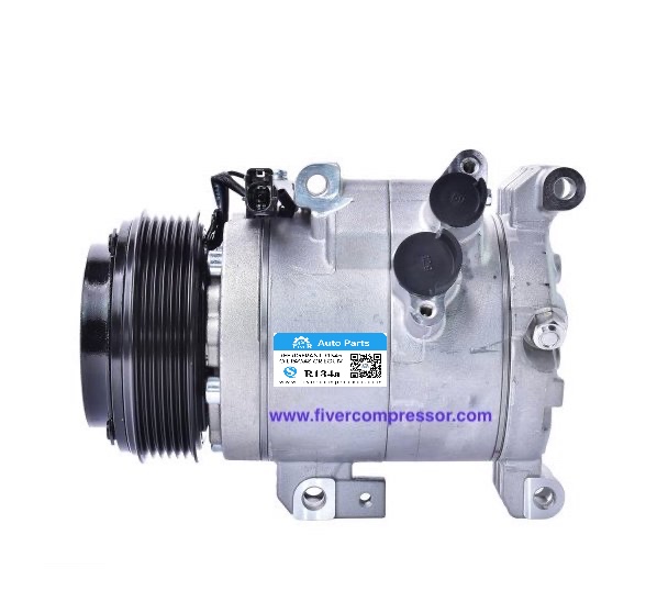 RS18 Type 6 Grooves Auto Air Conditioning Compressor TK48-61-450 TK4861450 for Mazda CX-9 L4 2.5L 2016-2020