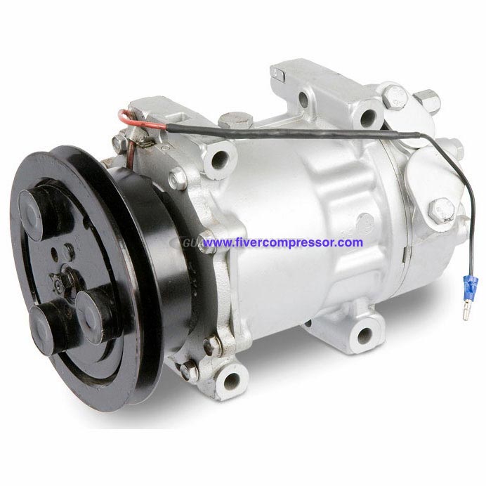 SD709 Type 1PK Auto A/C Compressor 97701-24001 9770124001 for Hyundai SCoupe Base/ LS/Turbo 1.5L 1991-1995 for Hyundai Excel Base/GL/GLS/GS 1.5L 1990-1993