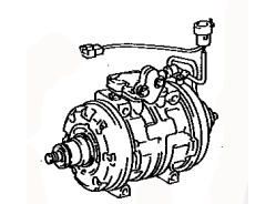 A/C Compressor assy 88320-12380 88320-12370 Toyota Corolla sed/lb EE80L-EEHDSV