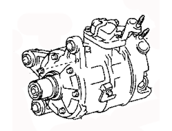A/C Compressor assy 88320-2A051  88320-2A050  Lexus is300 JCE10L-AEAVFA