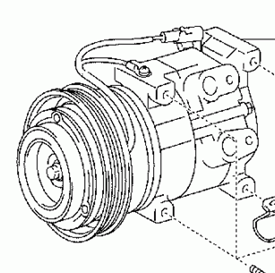 TOYOTA HILUX GGN25 2005-2008 A/C Compressor 88310-0K370