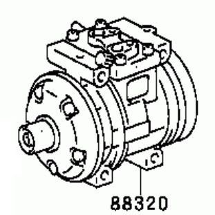 Toyota T100 VCK11/21 1994-1995 Compressor Air Conditioning 88320-34030