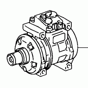 Toyota Supra MA70 1988-1993 Compressor Assy Cooler 88320-14561  88320-14560