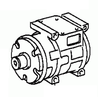 Toyota Hiace van/ comuter RZH114 1989-1998 A/C Compressor 88320-26450  88320-26H91