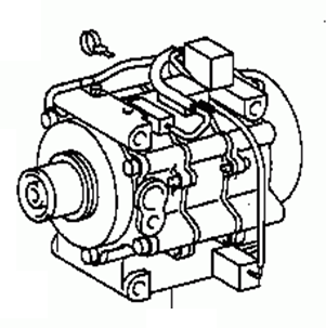 Toyota Corolla sed/cp/wg  1994-1997 A/C Compressor 88320-1A320