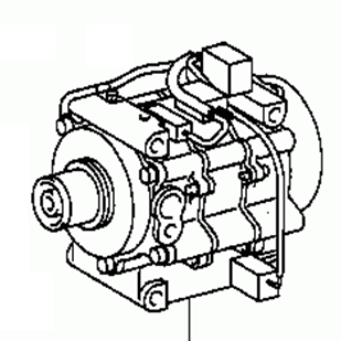 Toyota Corolla AE101 1992-1997 A/C Compressor 88320-1A150
