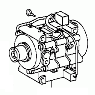 Toyota Corolla AE10-/AE101/AE101 1992-1995 Compressor Assy Cooler 88320-1A270  88320-1A150