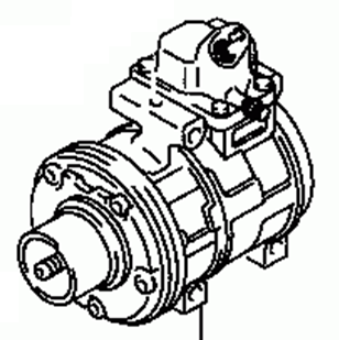 Toyota Chaser SX80 1990-1992 Compressor Air Conditioning 88320-22631