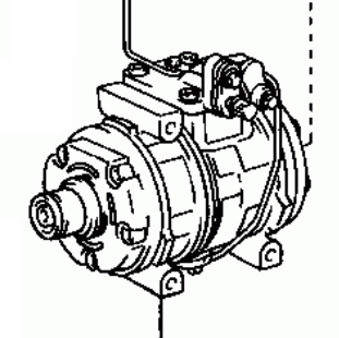 Toyota Celica  1985-1987 Compressor Air Conditioning 88320-20440