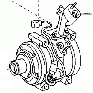 Toyota Avalon MCX20 1999-2005 A/C Compressor 88320-07040  88320-07050