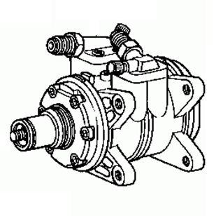 TOYOTA LAND CRUISER FJ60 1982-1984 Compressor Assy Cooler 88320-60071