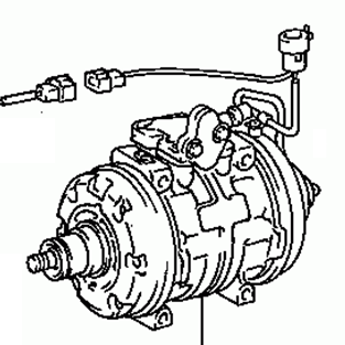 TOYOTA CORONA/CARINA 2 CT150 1985-1987 Compressor Assy Cooler 88320-20470
