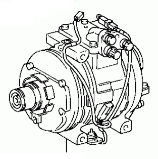 TOYOTA CELICA ST182 1989-1990 Compressor Assy Cooler 88320-2B050