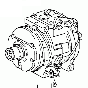 TOYOTA CELICA ST202 1995-1996 A/C Compressor 88320-2B330