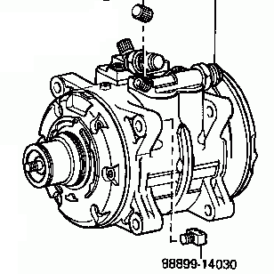 TOYOTA CELICA RA40 1978-1979 Compressor Assy Cooler 88320-20260