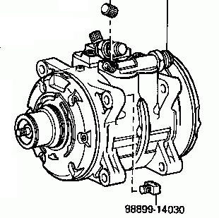 TOYOTA CELICA RA40 1979-1981 Compressor Air Conditioning 88320-14240