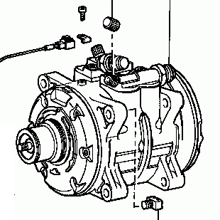 TOYOTA CELICA RA40 1977-1978 A/C Compressor 88320-14100  88320-55010