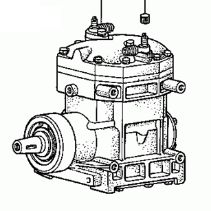 TOYOTA CARINA TA1- 1970-1977 Compressor Air Conditioning 88320-14010