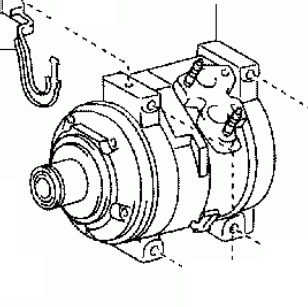 TOYOTA CAMRY ACV3- 2004- Compressor Air Conditioning 88320-06100