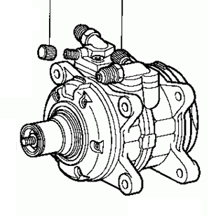 TOYOTA CORONA RT132 1978-1980 A/C Compressor 88320-20250