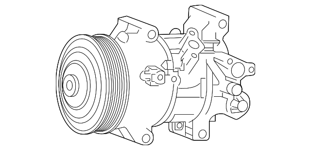 Scion iM Toyota Corolla iM AC Compressor Assy 88310-42511,8831042511 OEM Standard Quality