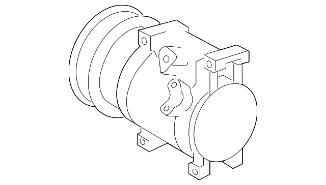 Compresseur de climatisation pour véhicule 88310-52550, 8831052550      BELTA     RACTIS     VITZ     YARIS/ ECHO/ VIOS/ LIMO