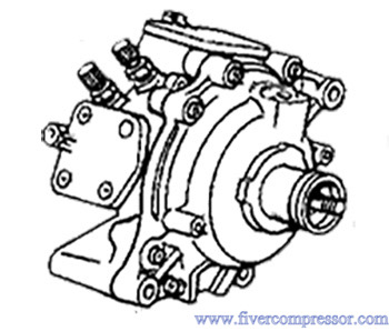 A/C Compressor manufacturer China of 38800-PH4-662, 38800PH4662 for Honda Accord 1986