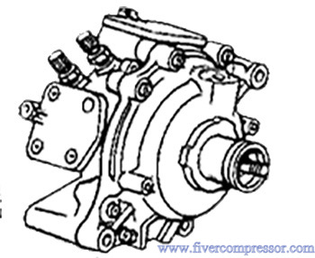 HONDA Auto A/C Compressor 38800-PH4-664, 38800PH4664 for Accord 