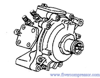 Automotive A/C Compressor 38800-PH4-A01, 38800PH4A01 for  Honda Accord 