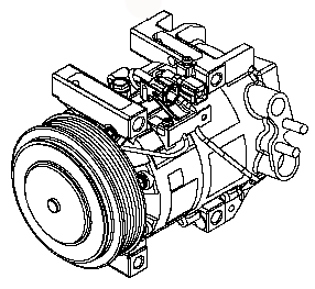 COMPRESSOR-COOLER 92600-1CA1A 92600-1CA0B 92600-1CA0C NISSAN FX35/FX37/FX50