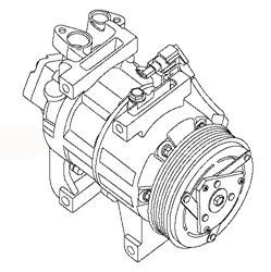COMPRESSOR ASSY-COOLER 92600-3TA2D NISSAN ALTIMA