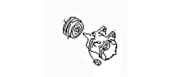 AC COMPRESSOR ASSY 92600-47A00 92600-21L11 92600-36M00 NISSAN PULSAR