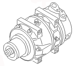 COMPRESSOR-COOL 92600-4W00A 92600-4W000 NISSAN PATHFINDER