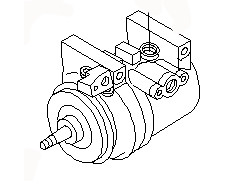 COMPRESSOR-COOL 92600-5E101 92600-5E100 92600-1E701 NISSAN BLUEBIRD