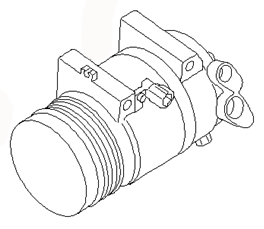 COMPRESSOR-COOLER 92600-9FE0D 92600-9FE0B 92600-ZJ00B NISSAN ARMADA