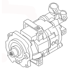 AC COMPRESSOR 92600-CJ71B 92600-AX80A 92600-AX80B NISSAN MICRA