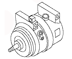 COMPRESSOR COOL 92600-JP01C 92600-JP00C 92600-JP00B NISSAN MAXIMA