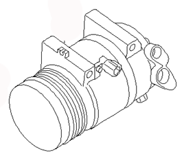 AC COMPRESSOR ASSY 92600-ZL10B 92600-ZJ00B NISSAN PATHFINDER